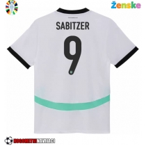 Ženske Nogometnih dresov Avstrija Marcel Sabitzer #9 Gostujoči EP 2024 Kratki rokavi